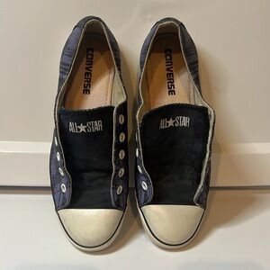 Converse All Star Blue and white toe dye Sneakers with Rubber Toe Cap size 7